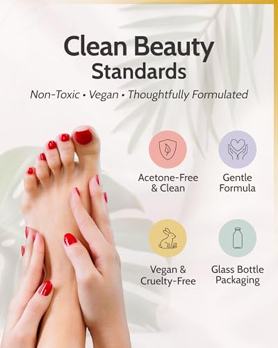 Karma Organic Acetone-Free Unscented Nail Polish Remover - Non-Toxic (4 fl oz)
