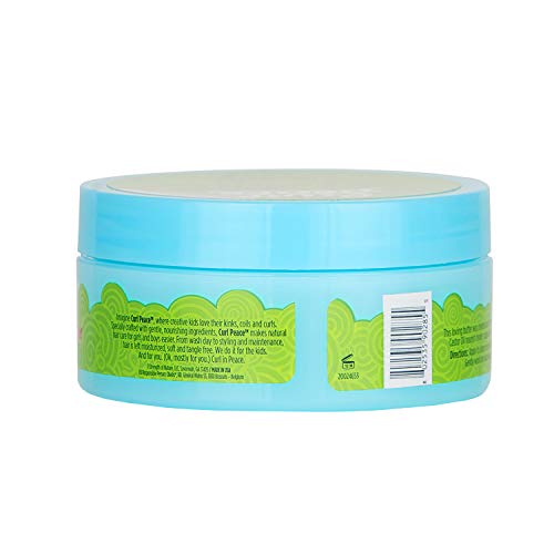 Just For Me Curl Peace Nourishing Hair & Scalp Butter - Hydrates & Soothes, Contains Grapeseed Oil, Shea Butter, Castor Oil, Prevents Breakage, Increases Softness, No Animal Testing, 4 oz