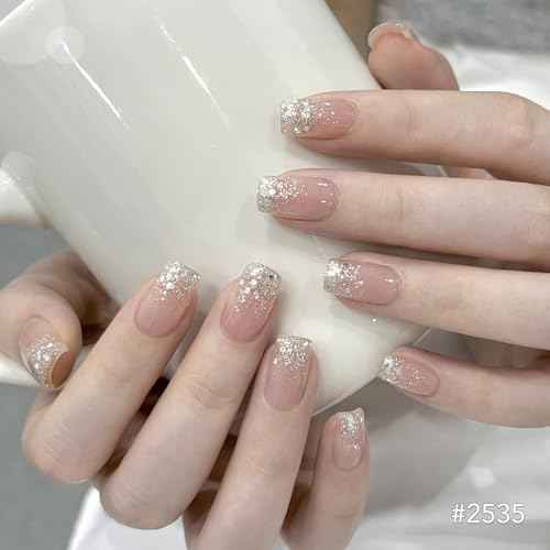 GAOY Chrome Platinum Glitter Gel Nail Polish Set, 6 Colors Including Sparkly Shiny Black Silver Pink Gel Polish Kit UV LED Soak Off Home DIY Manicure Nail Salon Varnish