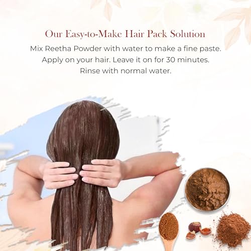Pure Reetha Powder 100g | Natural Hair Care & Growth