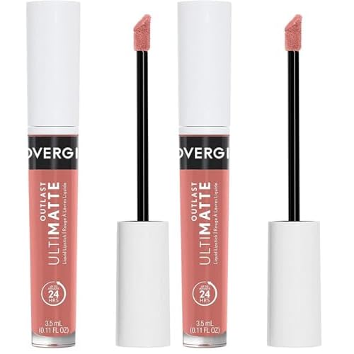 COVERGIRL Outlast Ultimatte One Step Liquid Lip Color, Very Sancerre, Very Sancerre, 0.11 Fl Ounce (Pack of 2)