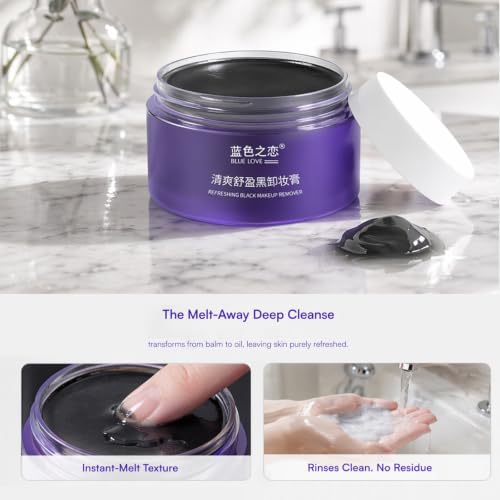Blue Love Makeup Remover Balm for Deep Cleansing & Sensitive Skin