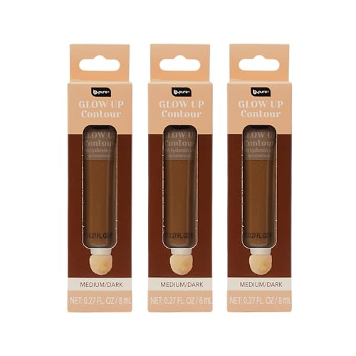b.pure Glow Up Liquid Contour Wand Medium/Dark 3-Pack