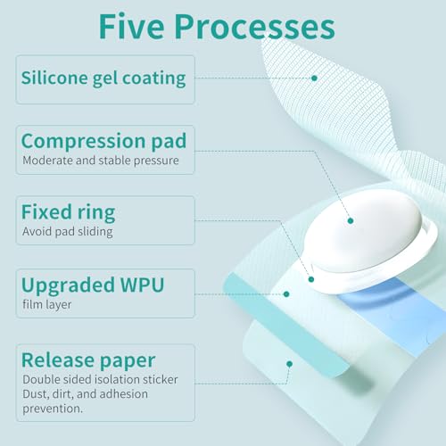 Baby Belly Navel Patches, Belly Button Shaper with Cotton Pads, Waterproof Umbilical Patch, Infant Essentials Must Haves (14PCS 10 * 10CM)