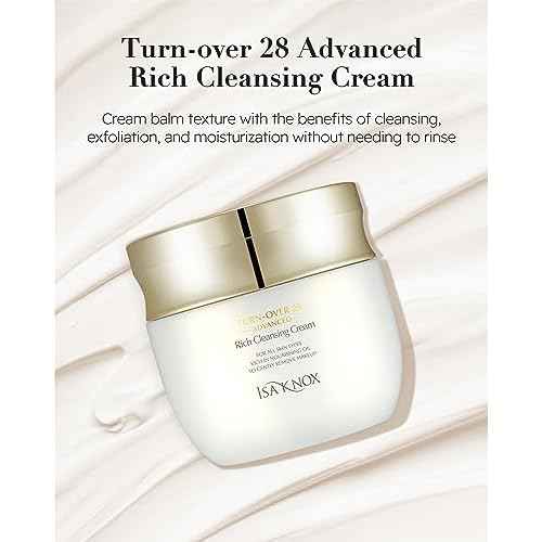 Isa Knox Turnover 28 Advanced (Cleansing Cream, 6.8fl oz) - Nourishing Makeup Remover without Residue by LG Beauty. Evergreen Oak, Pomegranate Vinegar, African Walnut Oil.