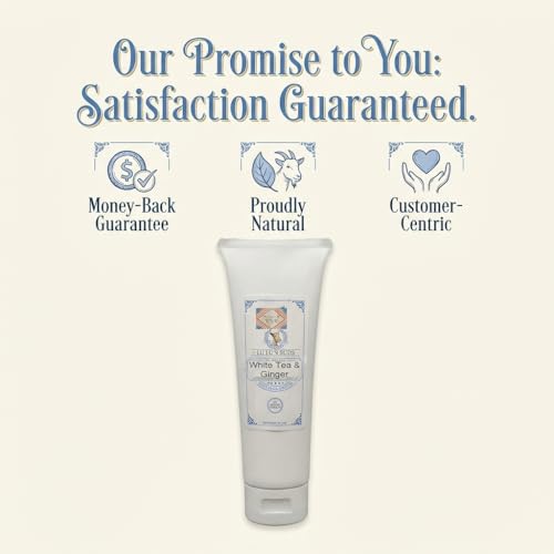 Lu Lu's Suds Handmade All Natural Goat Milk Moisturizing Body Lotion (4oz, White Tea & Ginger)