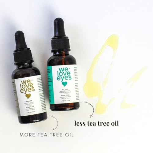 We Love Eyes - 100% All Natural Tea Tree Makeup Remover Oil - Effortlessly remove waterproof makeup and eyeliner - Made with Australian Tea Tree - Cruelty Free - Vegan