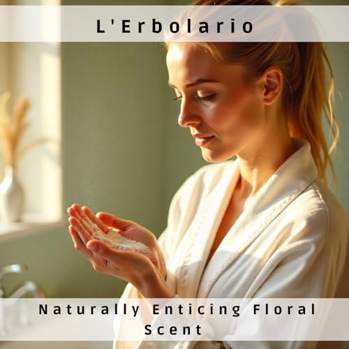 L'Erbolario Rose Body Powder - 3.5 oz Floral Scent