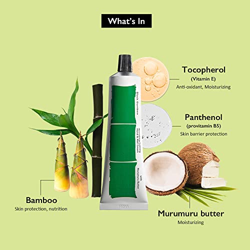 HARUHARU Black Bamboo Hand & Nail Cream - Nourishing, Non-Greasy