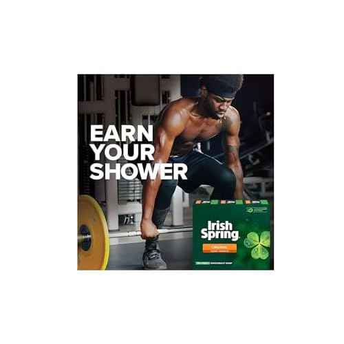 6-Pack Deodorant Irish Bar Soap, Mild for skin, 12 hours small fresh, Spring Soap for Washing Face, Body, Hand, 4oz each (total 24 oz) + 1 shower Sponge made for Irish Spring Soap