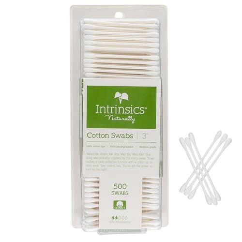Intrinsics 3" Double-Tipped Cotton Swabs - 500 Count