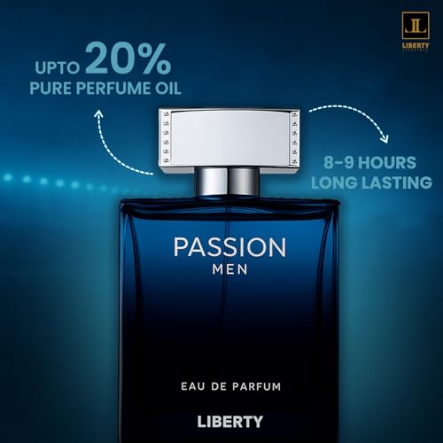 Liberty Passion Eau De Parfum for Men 100ml - Long-Lasting Spicy Oud Fragrance
