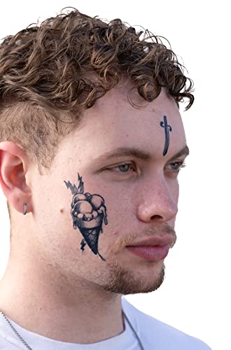 Temporary Tattoos 6-Piece Set | Water-Transfer Fake Tattoos