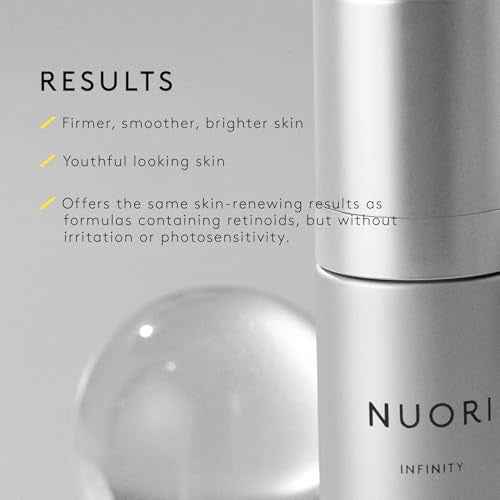 NUORI Infinity Bio-Fusion A+ Serum | For All Skin Types, Brightening and Firming Serum, Addressing Visible Signs of Aging, 30 ml / 1 fl oz