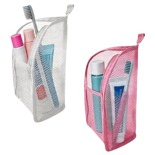 Standing Toiletry Bag 2 Pack, Waterproof EVA Travel Organizer