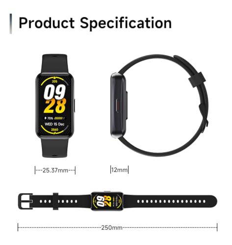Fitness Tracker with Heart Rate, Blood Oxygen & Sleep Monitor