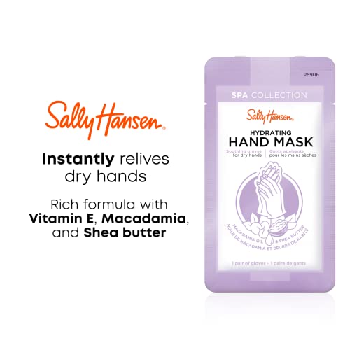 Sally Hansen Hydrating Hand Mask Gloves for Dry Hands with Shea Butter