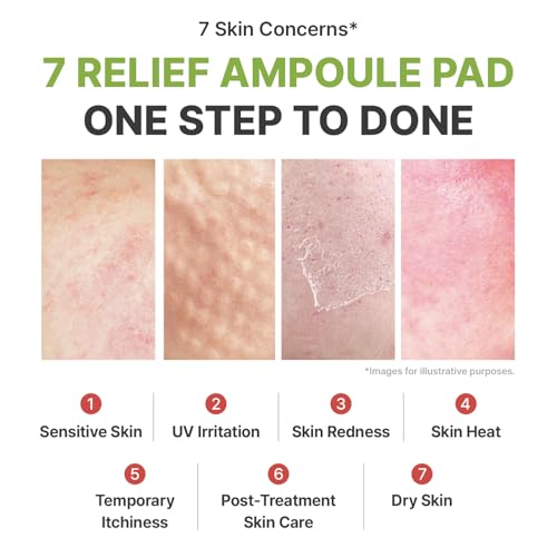 Rbfy 7 Relief Ampoule Toner Pads - Soothing Care for Sensitive Skin