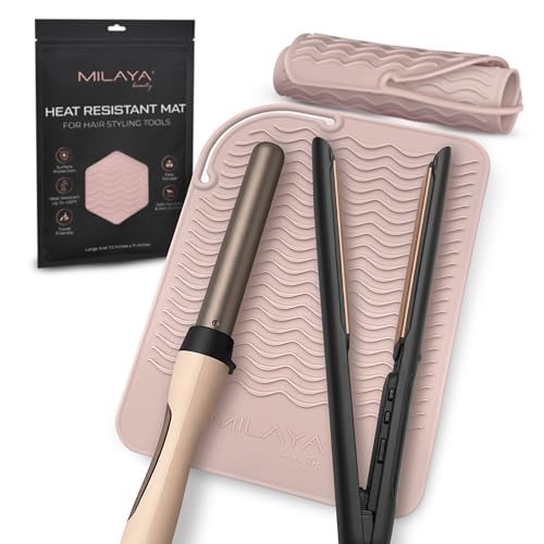 Heat Resistant Silicone Mat for Hair Tools | 450°F