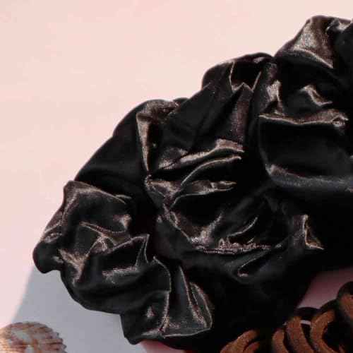 YANRONG 755PCS Hair Accessories for Woman Set Seamless Ponytail Holders Variety Hair Scrunchies Hair Bands Scrunchy Hair Ties For Thick and Curly (755PCS (black brown))