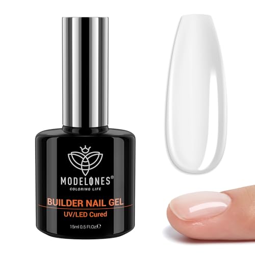 Modelones 7-In-1 Builder Nail Gel - Clear LED Cured