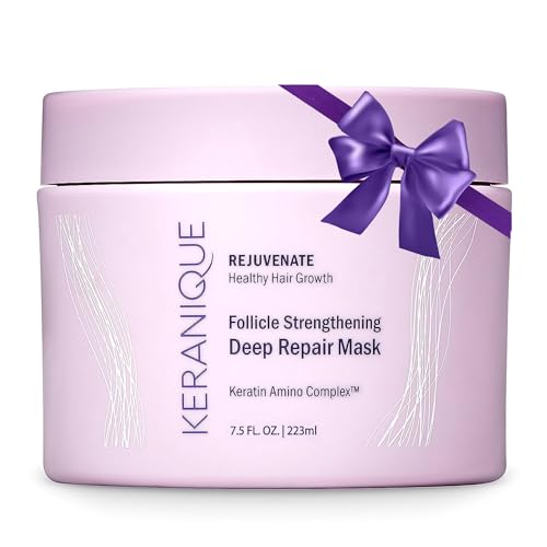 Keranique Deep Repair Hair Mask for Dry, Damaged & Thinning Hair – Hydrating Keratin & Ceramides Treatment