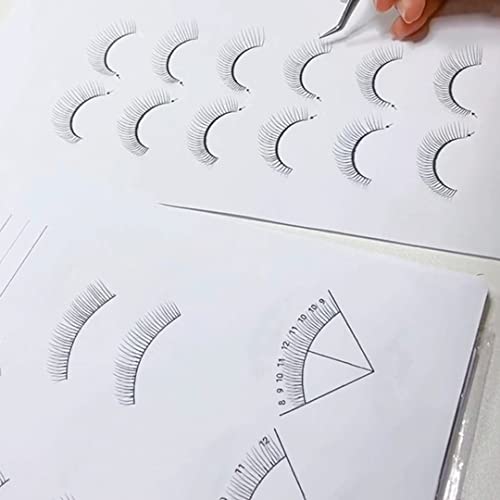 Lashes Training Exercise for Beginners Professional Eyelash Extensions Exercise Book
