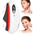 Gua Sha Facial Tool, Electric Black Obsidian Guasha Tool for Face, Chin, Neck, Body, Heated Vibrating Massage Gua Sha Stone for Face Sculpting