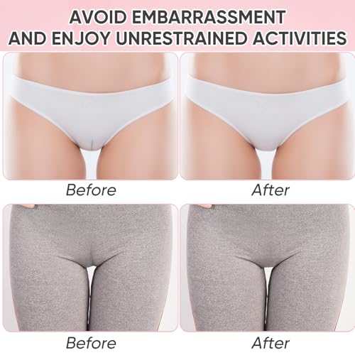 4 Pack Y Shape Silicon Concealer, Reusable Cover, Seamless Hider, No Underwear Guard White