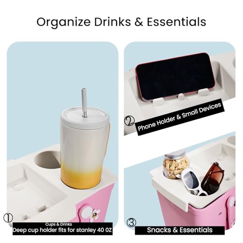 Bogg Bag Large Tote Topper Tray with Cup Holder & Organizer