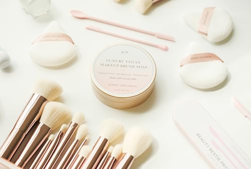Jenny Patinkin Vegan Makeup Brush Cleaner Soap with Pad