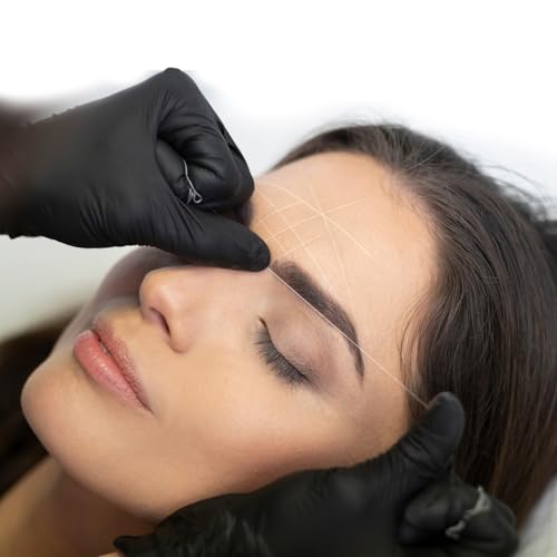 Premium Pre-Inked Eyebrow Mapping String for Microblading