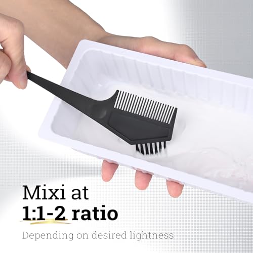 Hair Bleach Kit - Lifts 8 Shades, Conditioning Cream & Mask