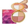 Domality 4-in-1 Eye & Cheek Makeup Palette with Highlighter & Contour