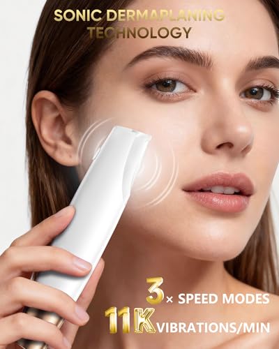 Sonic Dermaplaning Tool for Women | Electric Peach Fuzz Remover