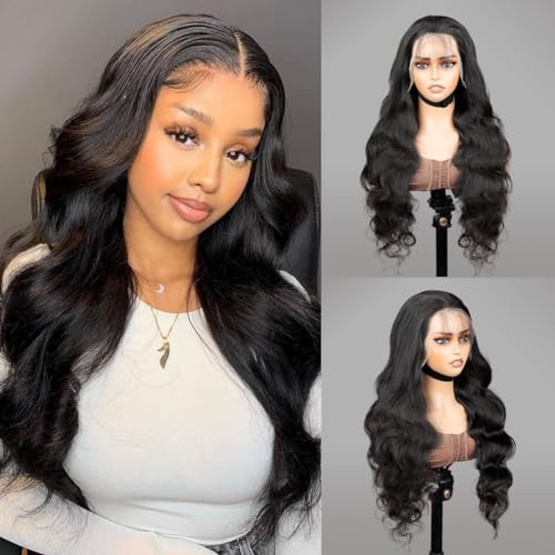 26 Inch Body Wave Lace Front Wig 13x4 HD 200 Density