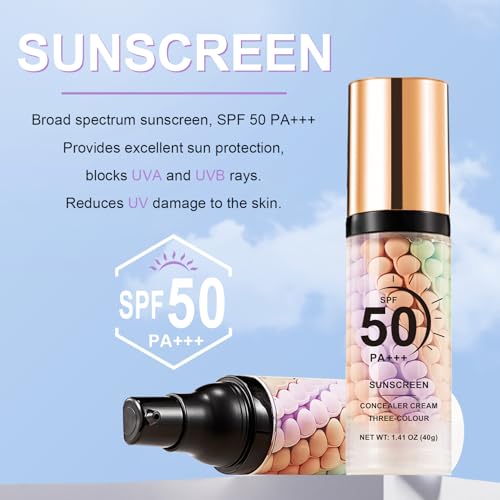SPF 50 Color Correcting Primer with Sunscreen & Powder Puff