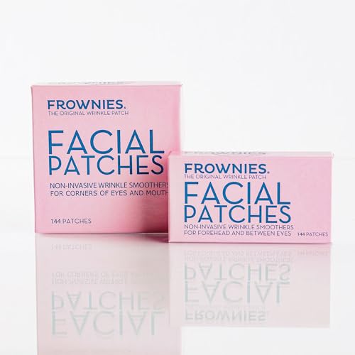 Frownies Facial Wrinkle Patch Bundle for Forehead, Eyes & Mouth (288 Ct)