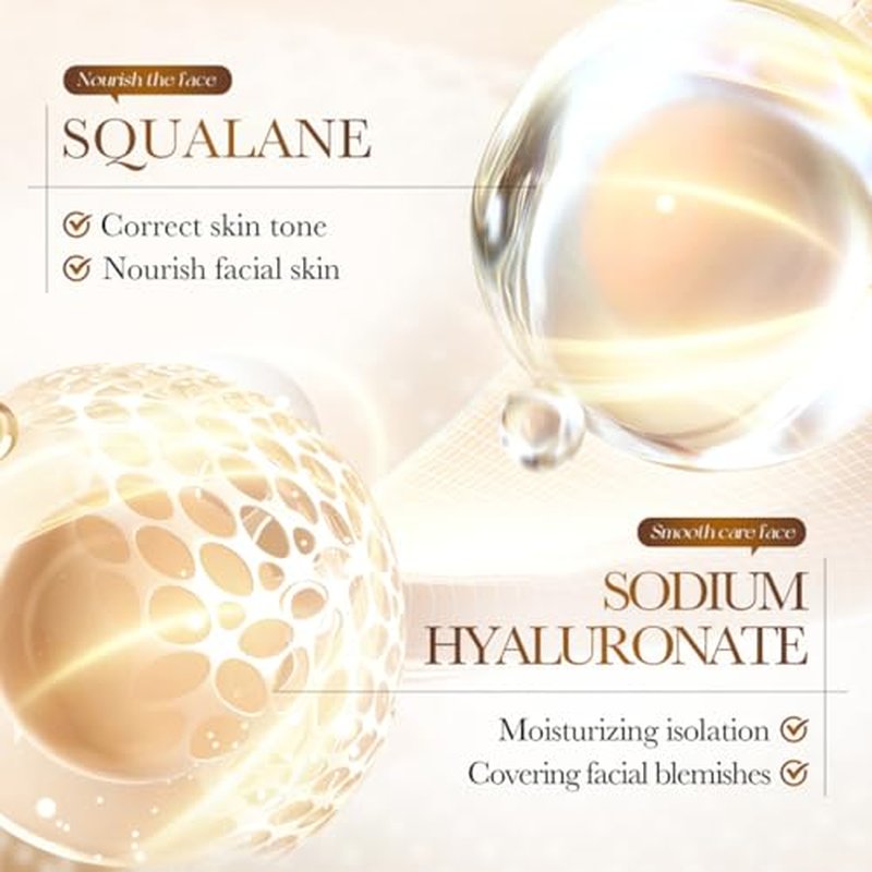 3 In 1 Primer Isolation for Face Before Makeup,One Step Color Corrector For Flawless Smooth Skin & Long-Lasting,Blurs Imperfections,Oil Control & Moisturizing,Skin Tone Correcting,Radiance Skin