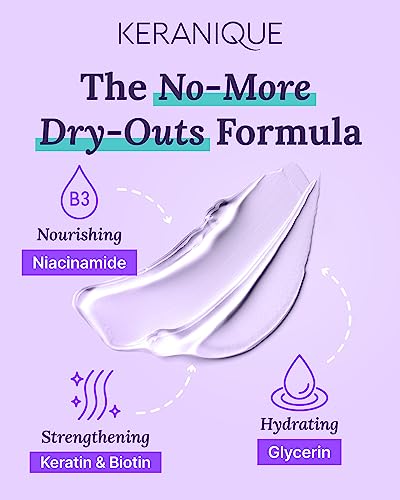 Keranique Deep Hydration Shampoo 8 Fl Oz for Thinning Hair, Sulfate-Free, Biotin & Keratin