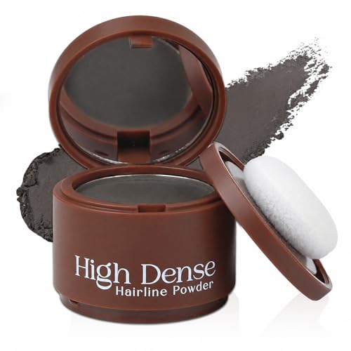 Instant Coverage Hairline Powder for Thinning Hair - Black, 0.14 oz