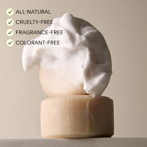 Leaf Shaving Soap Bar by Leaf Shave - All-Natural, Fragrance-Free Soap for Grooming and Skin Preparation for Women & Men, 1.5 oz - Unscented, 2-Pack