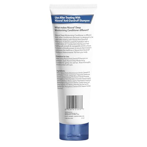 Nizoral Anti-Dandruff Shampoo, 7 Oz + Deep Moisturizing Conditioner, 9.4 Oz Bundle