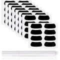 Sumind 48 Pairs Black Eye Black Stickers for Sports - Model 49, Reusable & Easy to Use