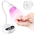 Makartt Cordless UV LED Nail Lamp with Gooseneck | Flash Cure Gel X