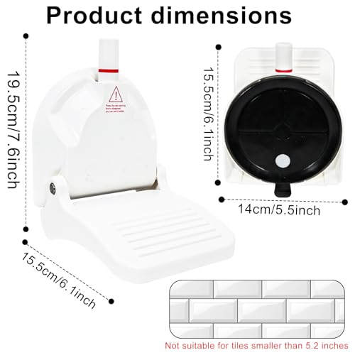 Shower Foot Rest with Strong Suction Cup, Foldable & Anti-Slip