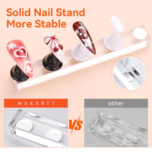 Makartt Nail Rhinestone Glue Gel - Strong Adhesive for Nail Art & Gems