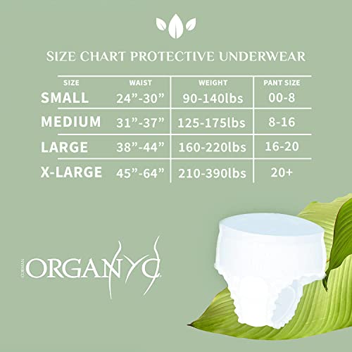 Organyc Bladder Control Underwear Women Small 14ct