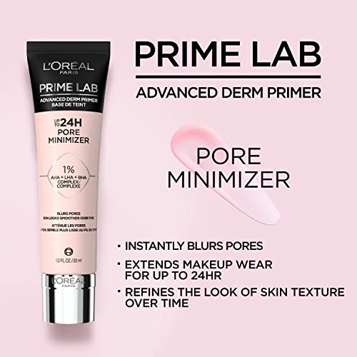 L'Oreal Paris Pore Minimizer Face Primer - 24H Wear, 1.01 Fl Oz