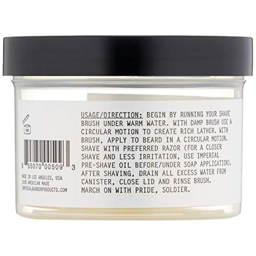 Imperial Barber Field Shave Soap Canister, 6.2 oz.